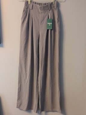 HALARA Taupe Wide-Leg Pants